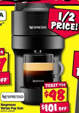 JB Hi-Fi Nespresso Vertuo Pop Solo offer