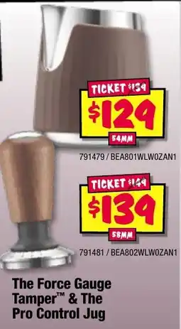 JB Hi-Fi The force gauge tamper & the pro control jug offer