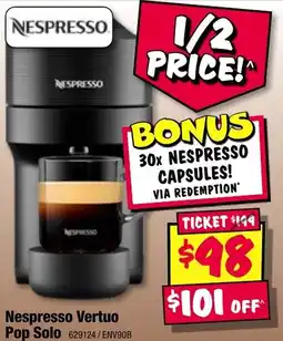 JB Hi-Fi Nespresso Vertuo Pop Solo offer