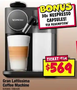 JB Hi-Fi Gran Lattissima Coffee Machine offer