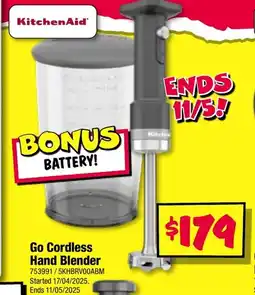 JB Hi-Fi Go Cordless Hand Blender offer