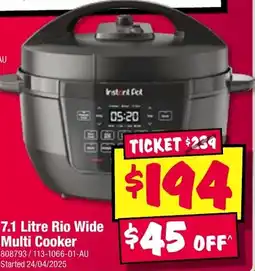 JB Hi-Fi Rio Wide Multi Cooker offer