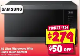 JB Hi-Fi Microwave with glass touch control offer