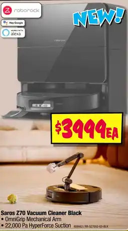 JB Hi-Fi Saros Z70 Vacuum Cleaner Black offer