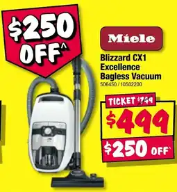 JB Hi-Fi Blizzard cx1 excellence bagless vacuum offer