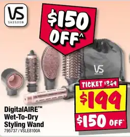 JB Hi-Fi Digitalaire wet-to-dry styling wand offer