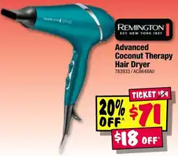 JB Hi-Fi Advanced coconut therapy hair dryer offer