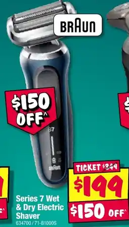 JB Hi-Fi Series 7 wet & dry electric offer