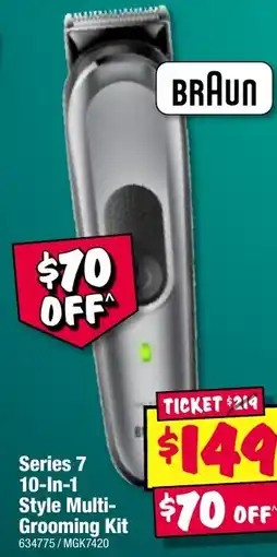JB Hi-Fi Series 7 style multi- grooming kit offer