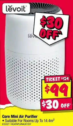 JB Hi-Fi Core Mini Air Purifier offer