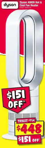 JB Hi-Fi Dyson cool fan heater offer