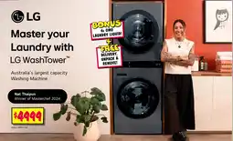 JB Hi-Fi LG WashTower offer