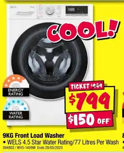 JB Hi-Fi Front Load Washer offer
