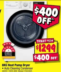 JB Hi-Fi Heat Pump Dryer offer