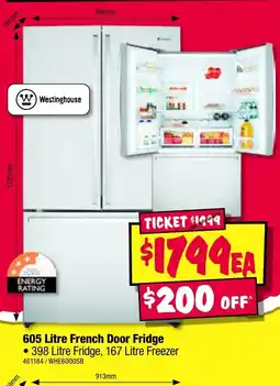 JB Hi-Fi French Door Fridge offer