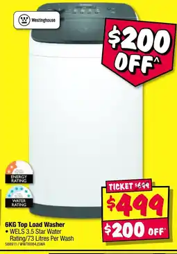 JB Hi-Fi Top Load Washer offer