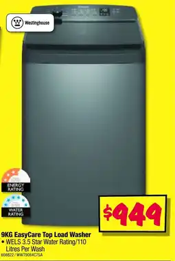 JB Hi-Fi Easycare top load washer offer