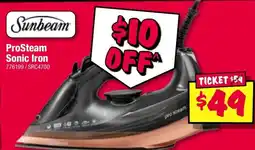 JB Hi-Fi Prosteam sonic iron offer
