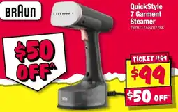 JB Hi-Fi Quickstyle 7 garment steamer offer