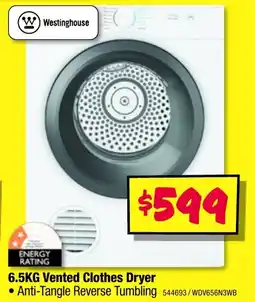 JB Hi-Fi Vented clothes dryer offer