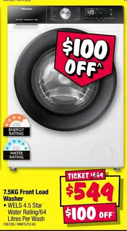 JB Hi-Fi Front load washer offer