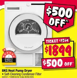 JB Hi-Fi Heat Pump Dryer offer