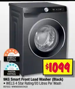 JB Hi-Fi Smart Front Load Washer (Black) offer