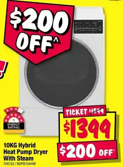 JB Hi-Fi Heat pump dryer hybrid offer