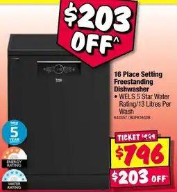 JB Hi-Fi Freestanding Dishwasher offer