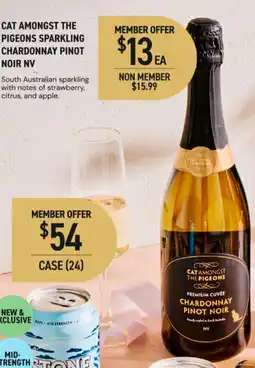 Dan Murphy's Cat amongst the pigeons sparkling chardonnay pinot noir nv offer