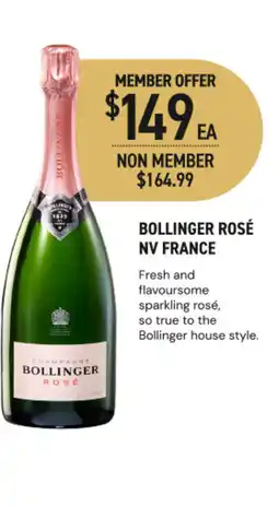 Dan Murphy's Bollinger rosé nv france offer