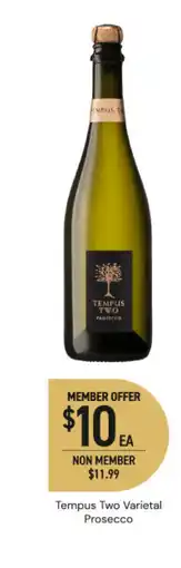 Dan Murphy's Tempus Two Varietal Prosecco offer