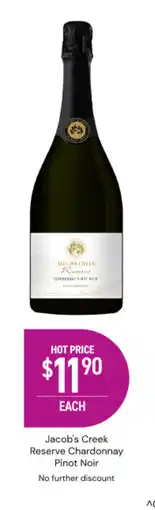 Dan Murphy's Jacob's creek reserve chardonnay pinot noir offer