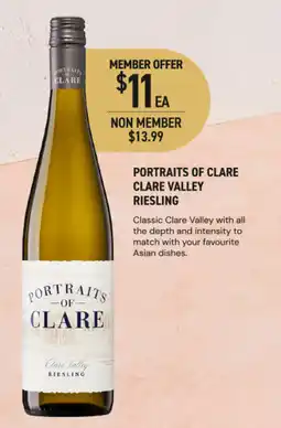 Dan Murphy's Portraits of clare clare valley riesling offer