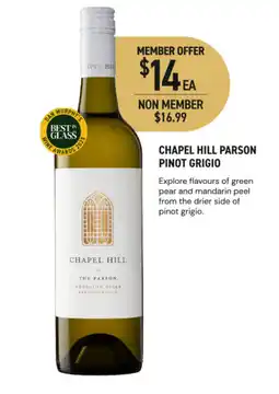 Dan Murphy's Chapel hill parson pinot grigio offer