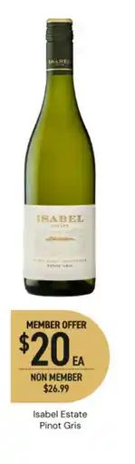 Dan Murphy's Isabel estate pinot gris offer
