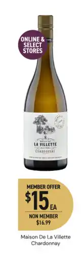 Dan Murphy's Maison de la villette chardonnay offer