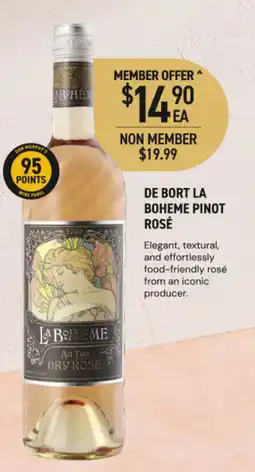 Dan Murphy's De bort la boheme pinot rosé offer