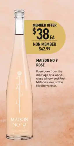 Dan Murphy's Maison no 9 rosé offer