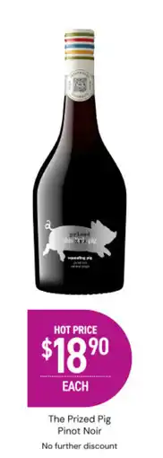 Dan Murphy's The prized pig pinot noir offer