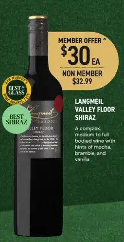 Dan Murphy's Langmeil valley floor shiraz offer