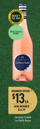 Dan Murphy's Jacobs creek le petit rosé offer