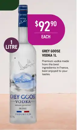 Dan Murphy's Grey goose vodka offer