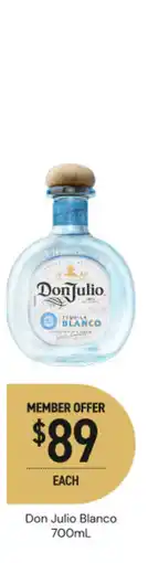 Dan Murphy's Don Julio Blanco offer