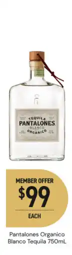 Dan Murphy's Pantalones organico blanco tequila offer