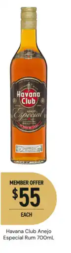 Dan Murphy's Havana club anejo especial rum offer