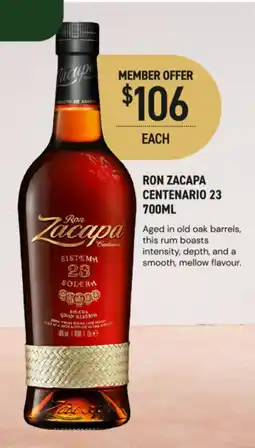 Dan Murphy's Ron zacapa centenario offer