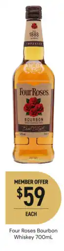 Dan Murphy's Four roses bourbon whiskey offer