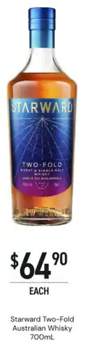 Dan Murphy's Starward two-fold australian whisky offer