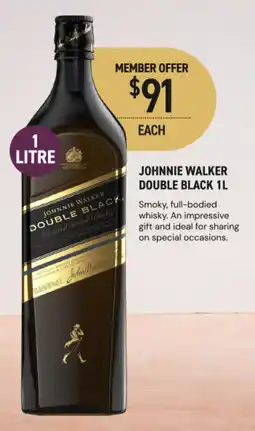 Dan Murphy's Johnnie walker double black offer
